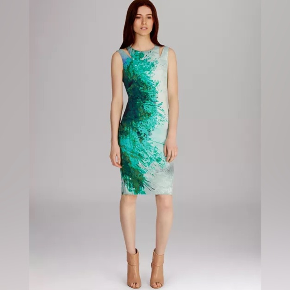 Karen millen splash paint dress